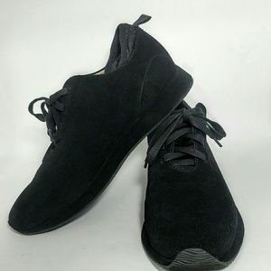 NWOT Sudini Mabel Black Kid Suede Sneakers…